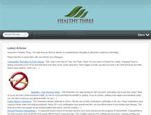 Tablet Screenshot of healthy3.co.uk